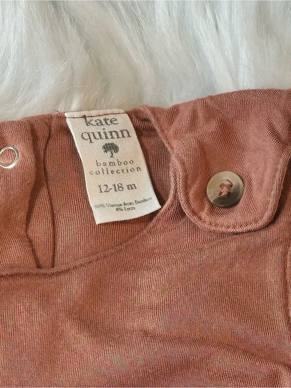 Kate Quinn Camel Brown Bamboo Jumper | Size 12-18 months